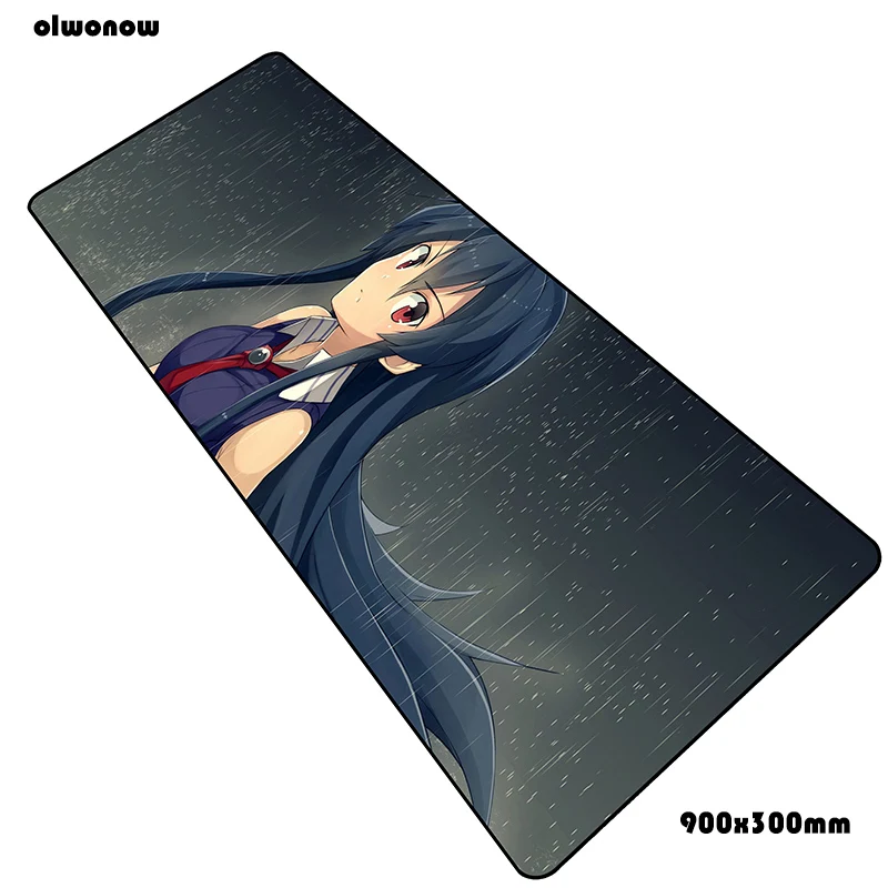 Size 900x300x2mm Коврик для мыши akame ga kill 90x30 см, эргономичный коврик для мыши, лучший игровой коврик для геймера, ноутбука, персонализированные коврики для мыши, клавиатура, ПК, коврик - Цвет: Size 900x300x2mm