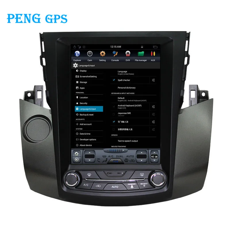 Автомобильный gps навигатор Tesla для Toyota RAV4 2003 2004 2005 2006 2007 2008 2009 головное устройство мультимедийное радио без DVD плеера 4K