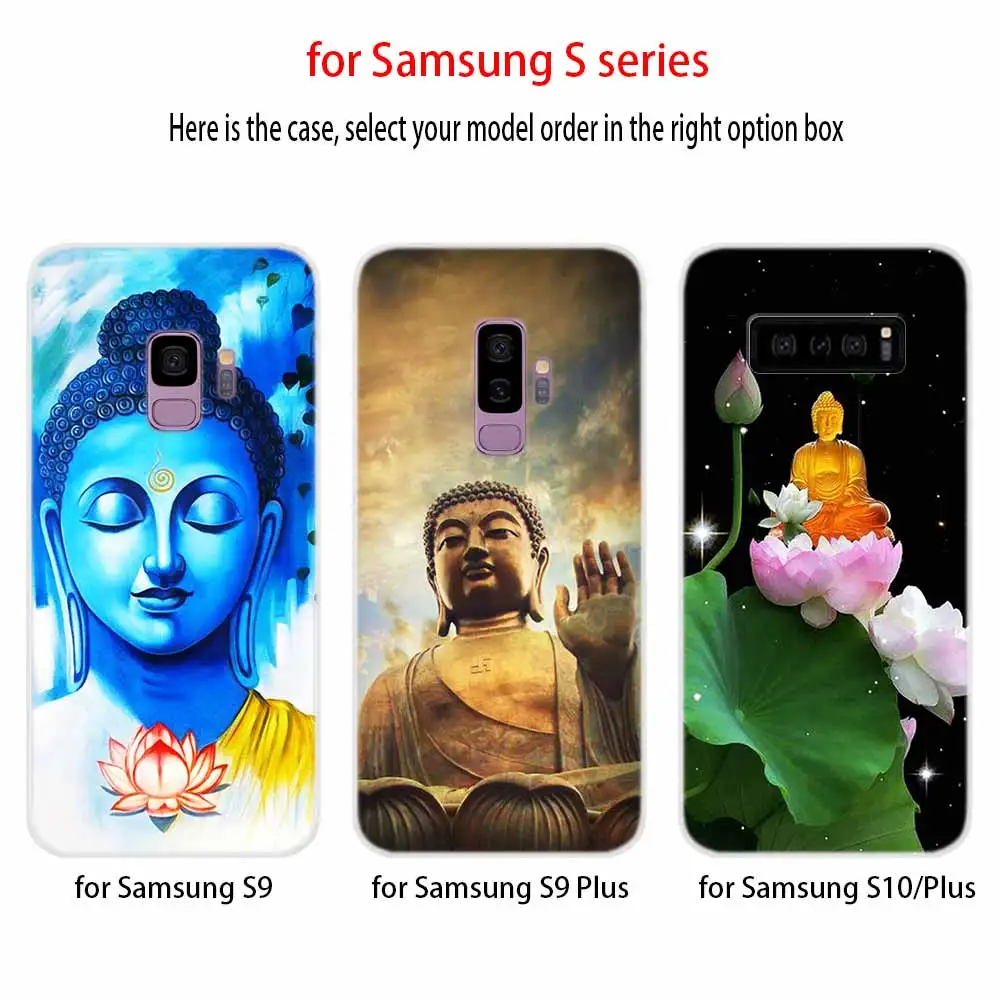Чехол с Буддой для Samsung Galaxy S7 Edge S8 S9 S10 S11 S20 S21 Plus Lite E Ultra|Бамперы| |