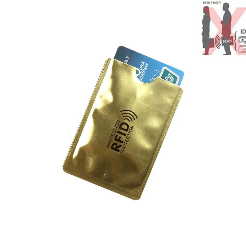 03 anti rfid card holder card id holders Protector NFC Contactless Signal Blocker - Цвет: 03