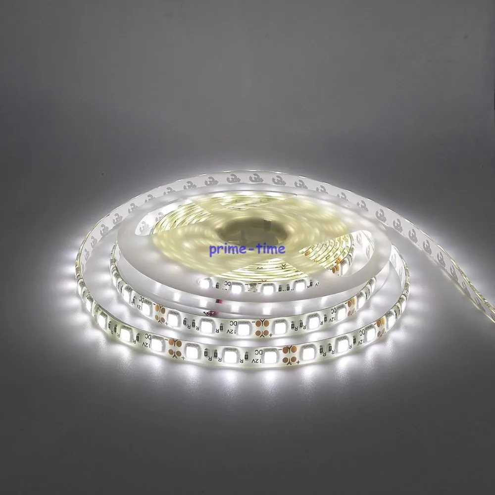 Оптовая продажа 10x5 М 5050 SMD натуральный белый 4000 4500k Светодиодная лента DC12V 60led/M