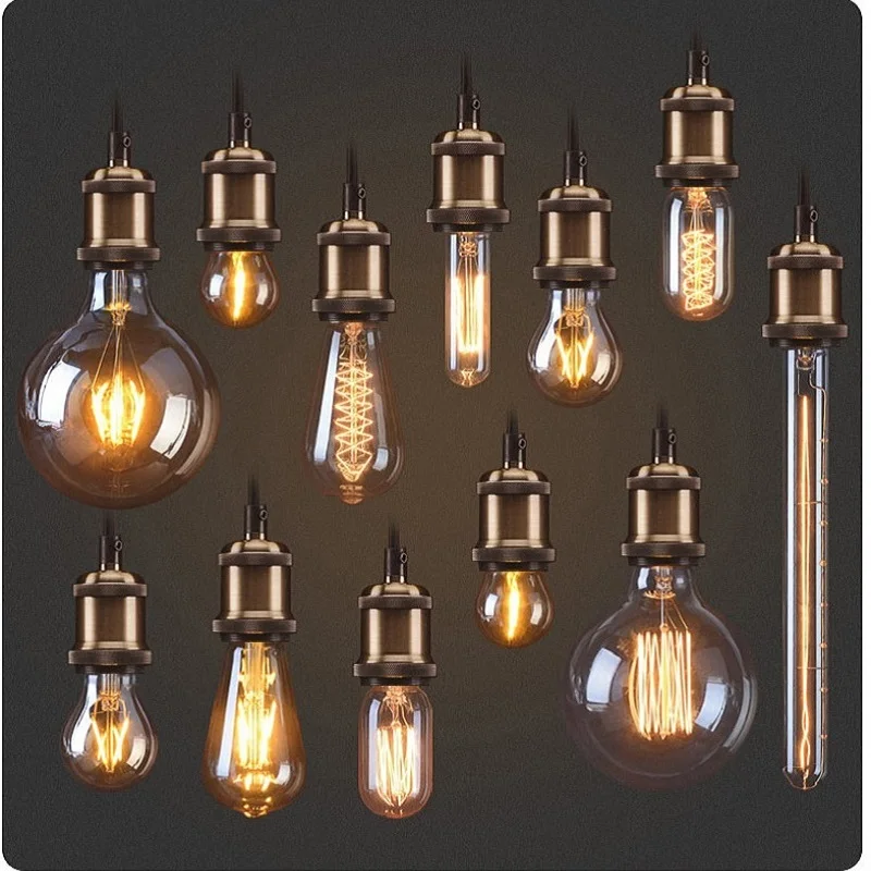 Винтаж Светодиодная лампа E27 E14 2 W 4 6 Ретро Эдисона 220 V Lampadas Bombillas Ampoule светодиодный