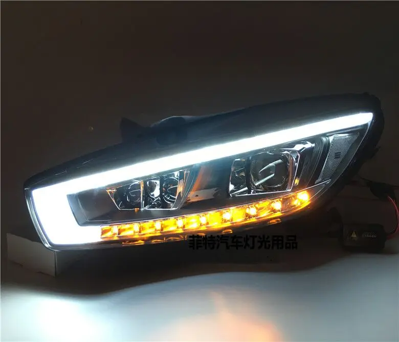 Фетт фары автомобиля укладки головная лампа подходит для Chevrolet Cruze 2015