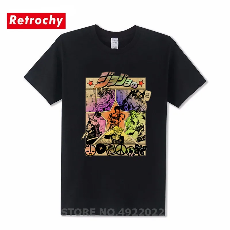 Постер комиксов Мужская футболка Jojo's bistry Adventure новинка японское аниме Jojo Page
