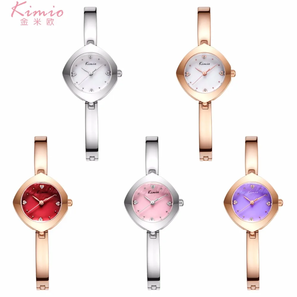 

2018 New Hot Sale Kimio crystal Ladies Watch Women stainless steel full Female Strap watch Luxury Brand Rose Gold Clock Gift