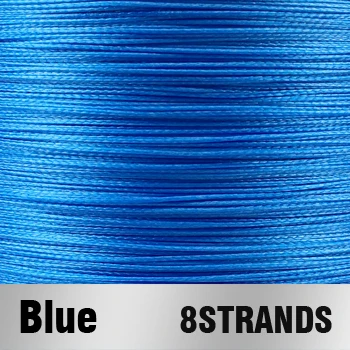 Blue-X8 4 нити 8 прядей 300 м JOF PE многоцветная плетеная леска Улучшенный Экстремальный сильный сверхмощный - Цвет: Blue-X8