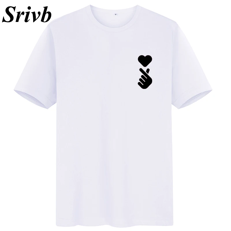 Женская футболка с короткими рукавами Srivb Love Than Heart летняя новая модная принтом в