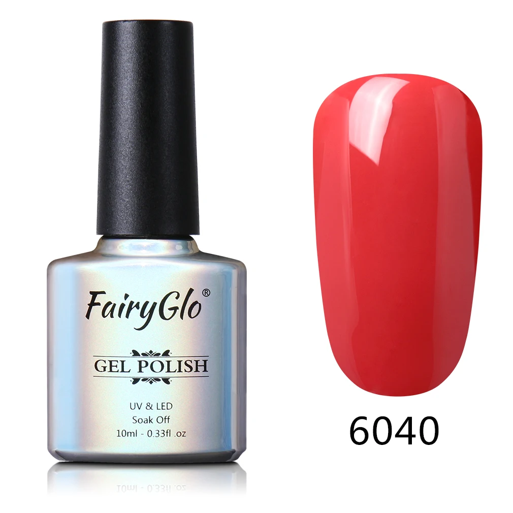 6040 FairyGlo 10 мл 3 в 1 гель для ногтей длинный последний УФ-гель для ногтей один шаг Гибридный гель лак не нужно базовое верхнее покрытие лаковый гель - Цвет: 6040