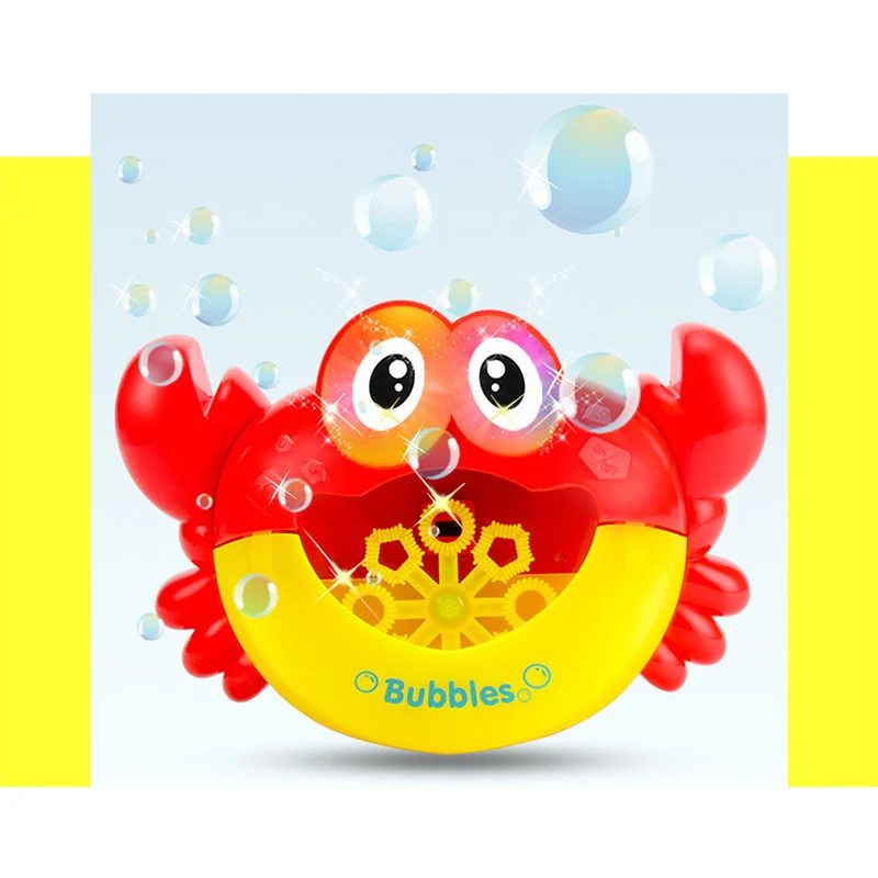 IMBABY Bubble Crab Игрушки для ванны игрушки для ванной детские игрушки для купания Детские Игрушки для ванны Bubble крабы забавные для ванны музыкальный производитель пузырей - Цвет: Red crab 2