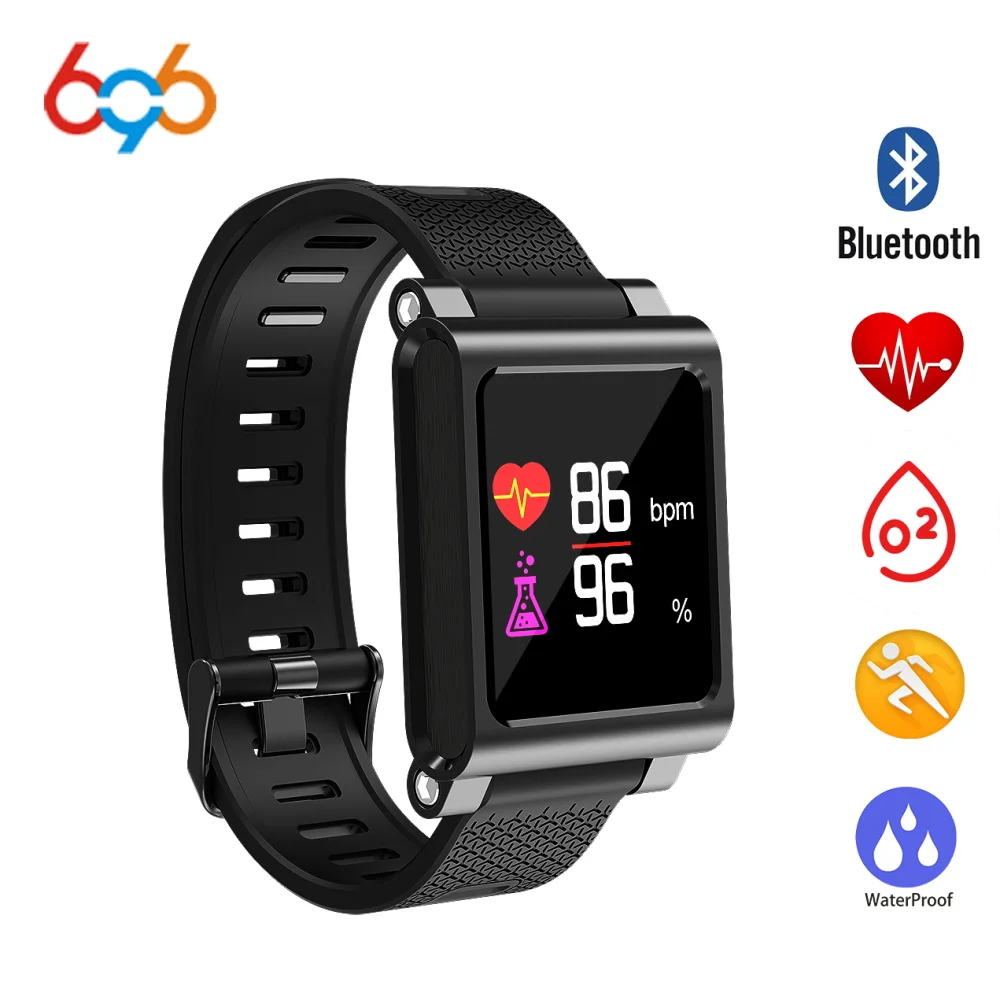 696 Bluetooth Smart Band K8 смарт браслет сердечного ритма крови Давление монитор IP67