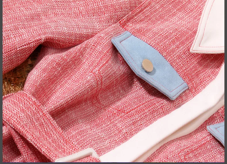 

See Orange 2017 Women Autumn Long Trench Coat Sweet Red Lady Full Sleeve Pockets Adjustable Waist Casual Coats