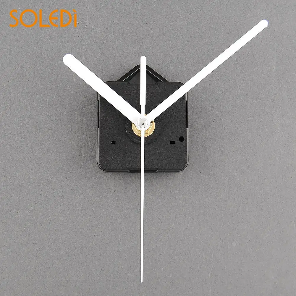 

Quality Clock Movement Mechanism Parts Tool With White Hands Quiet Silence Hour/Minute Hand Clock Movement Wall Clock Parts Tool