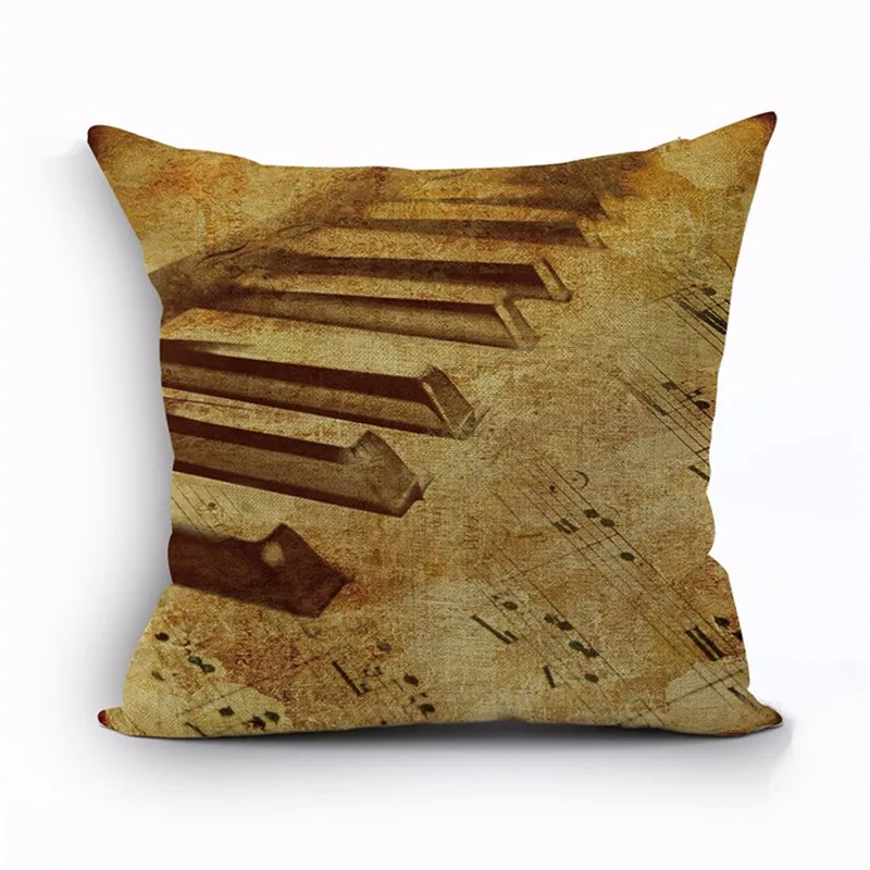 Высокое качество 3D печатная музыкальная серия нот хлопковая декоративная