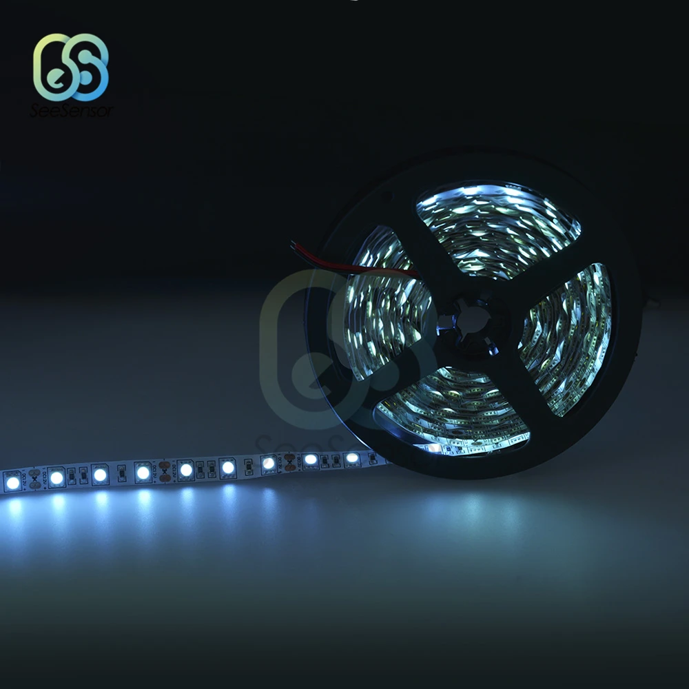 СВЕТОДИОДНАЯ лента SMD 5050 12 В 5 м не является водонепроницаемой светодиодов