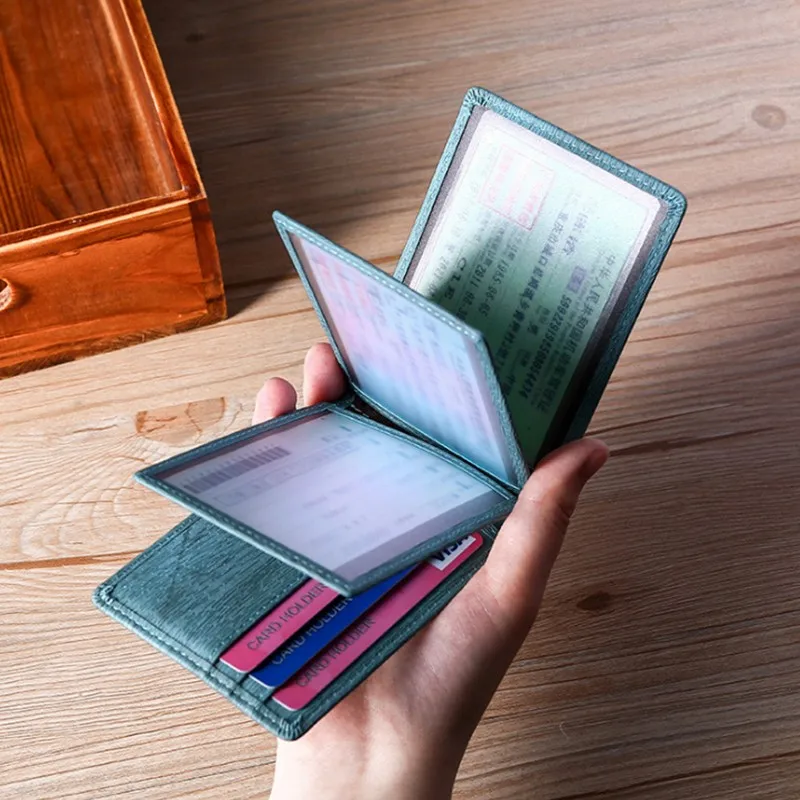 LEACOOL водительские права владельца из искусственной кожи на обложке для вождения