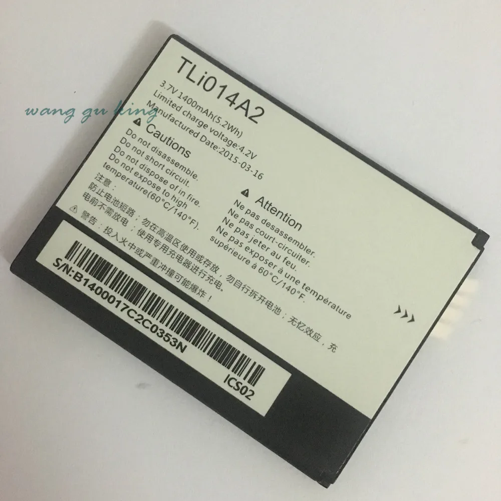 1400 мАч TLi014A2 для Alcatel Pixi 3 4 5 &quot4027 4027A 4027D 4027X4010 4010D 4012 4030 4030D 4030A 5020 5020D 4033D 4007D батарея |