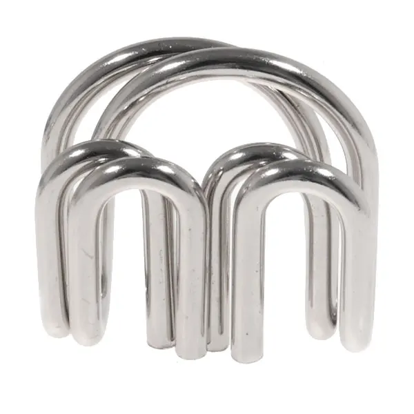 Монтессори материалы 7 шт./компл. металлическая проволока головоломка IQ ум