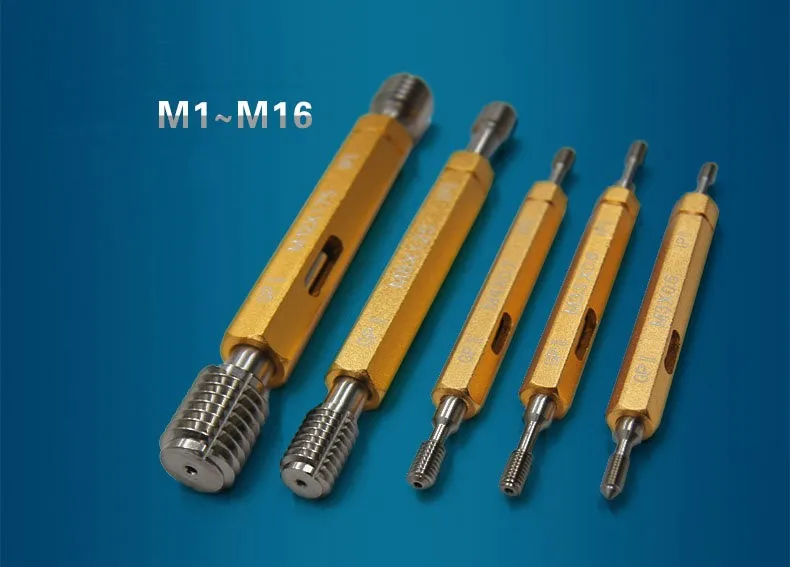 Измеритель резьбовой пробки GO/NO GO Gage UNC 5/16-18UNC NO.6-32UNC 2B 8-32UNC NO.4-40UNC HSS | Инструменты
