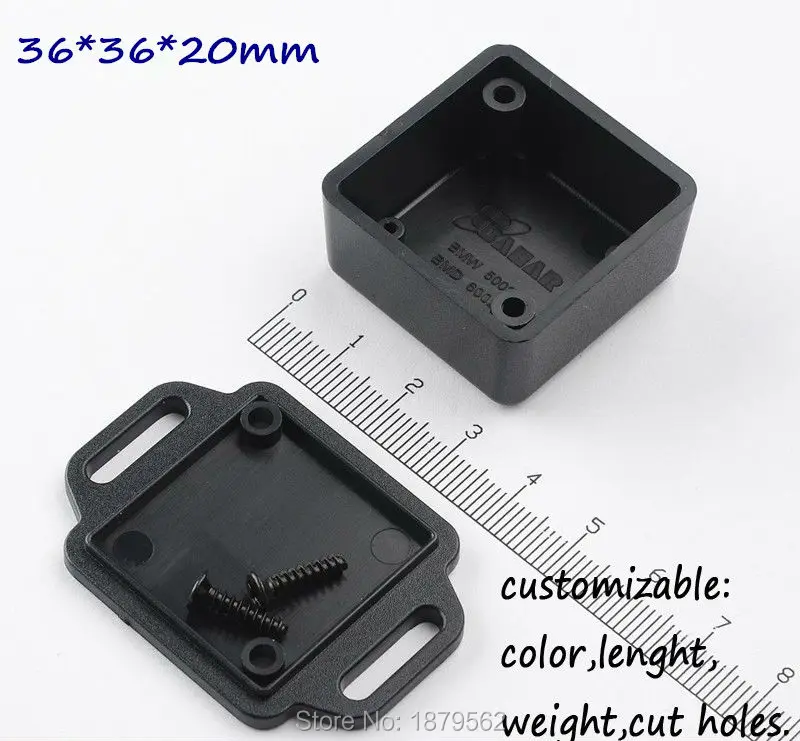 [2 colors] 36*36*20mm DIY plastic box electronics wall mount enclosure abs projects boxe control out case | Инструменты