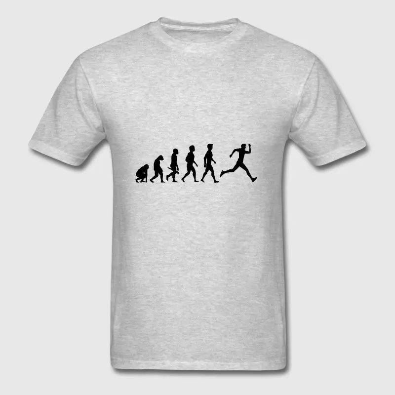 Печатных футболка для Для мужчин костюм Laufen Joggen Sprinten Sprinter отдыха S-3xl Camiseta Лето