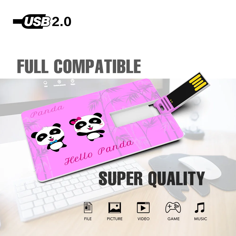 Usb флеш накопитель panda 8 ГБ 16 32 64 128 2019|USB флэш-накопители| |
