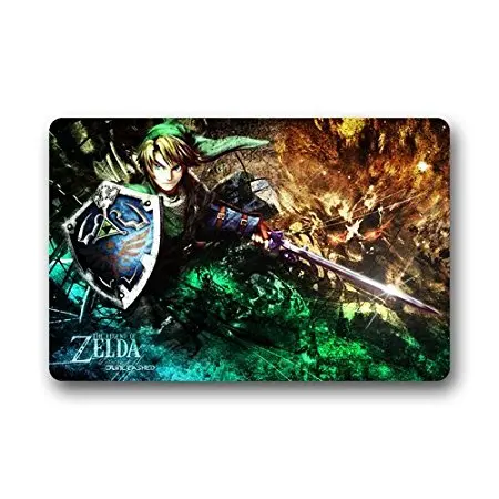 Легенда о Зельде художественный принт передняя дверь коврик коралловый флис для