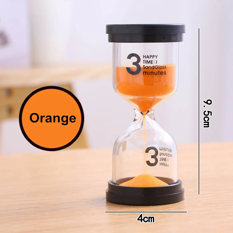 Orange Песочный таймер 60 минут песочные часы 5 минут песочные часы один час 45 минут зубная щетка детский подарок таймер украшение дома HGXSL - Цвет: Orange