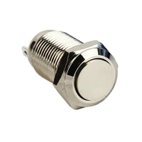 w01 new 10mm high round head 1no1nc momentary function pin terminal push switch