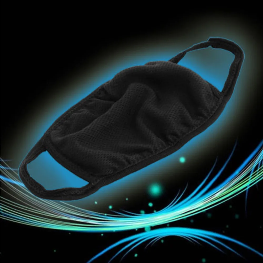 ELECOOL унисекс черная хлопковая пряжа рот маска ветрозащитный Анти Пыль Велоспорт Муфельная Респиратор маска четыре сезона