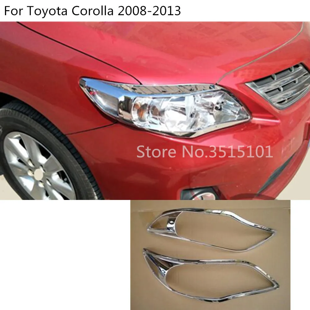 2 шт. передняя фара для Toyota Corolla Altis 2008 2009 2010 2011 2012 2013|Хромирование| |