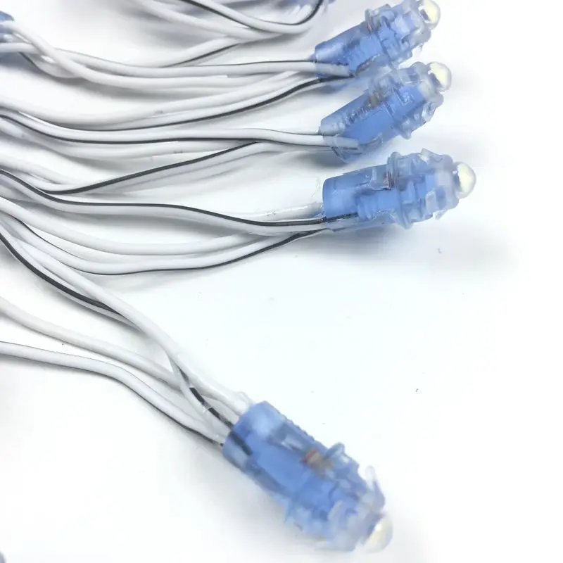 9 мм одноцветные пиксельные модули DC12V IP67 водонепроницаемые точечные светильники для рекламных букв 50 шт./лот