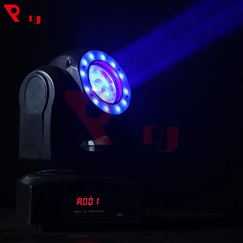 4 шт. мини 60 Вт Moving Head Light с Halo Effect Beam Led сценическое освещение RGBW 4in1 Dmx Dj для событий
