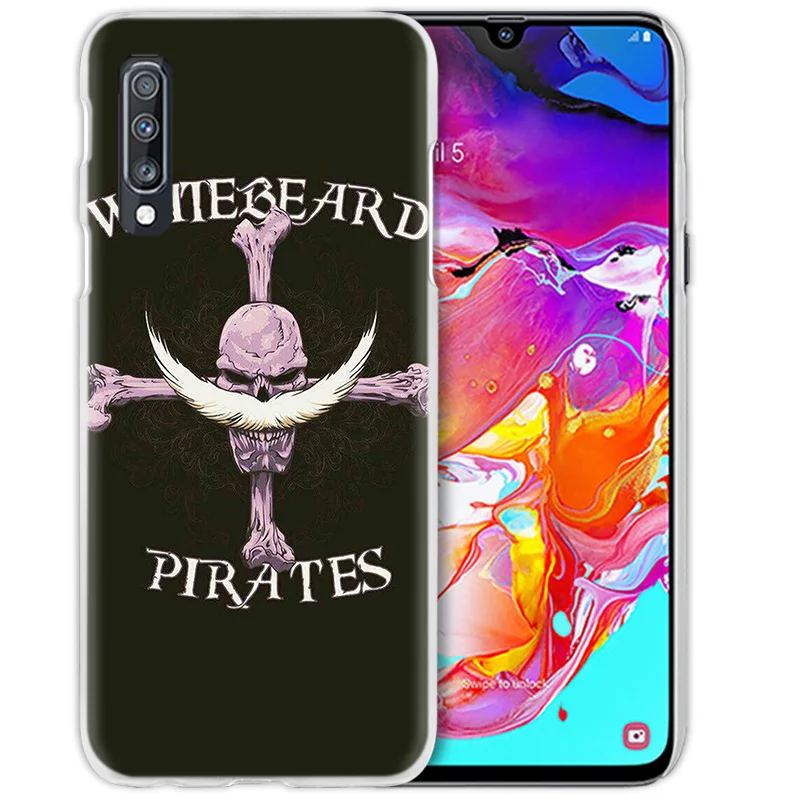 Чехол аниме для samsung Galaxy A50 A70 A20e A40 A30 A20 A10 A8 A6 Plus A9 A7 жесткий прозрачный чехол для телефона из поликарбоната Luff one piece