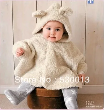 4 сезона милый новорожденные младенцы плащ флис кролик форма младенческой