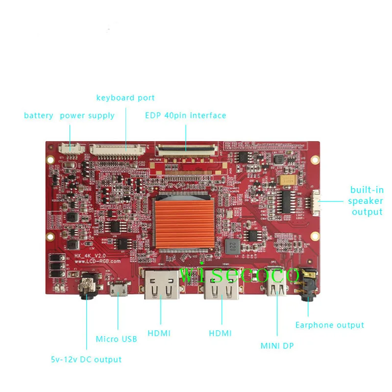 13 3 дюймовый 3840*2160 UHD экран IPS 4k 2 ЖК модуль Автомобильный Raspberry Pi игровой Монитор