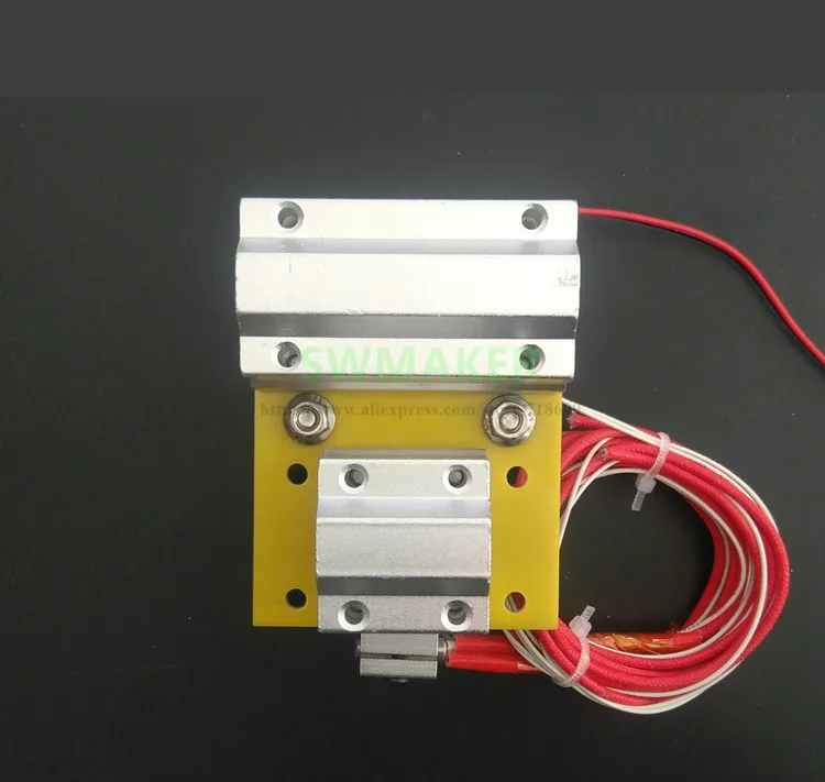 Reprap Prusa i3 3D части принтера оси X металла каретка экструдера с V6 Боуден кормления hotend из алюминиевого сплава для MK8 exturder