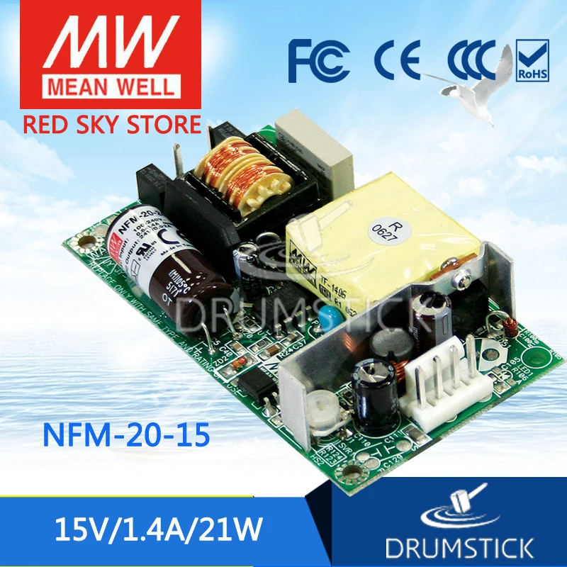 Бренд MEAN WELL представляет NFM 20 15 15V 1.4A meanwell 21 Вт импульсный Питание|switch power|switching power
