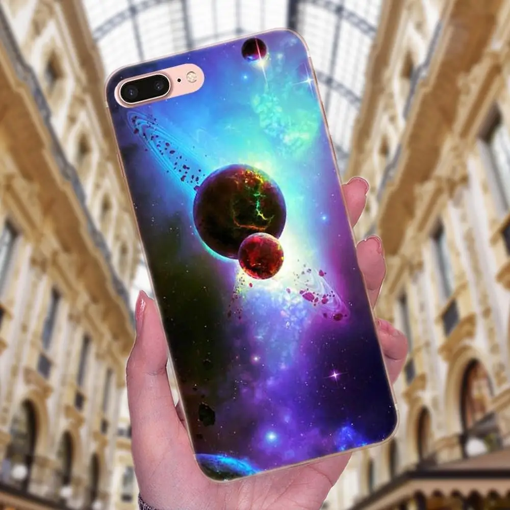 Красивая космическая планета защиты TPU аксессуары Чехлы для Galaxy J1 J2 J3 J330 J4 J5 J6 J7 J730