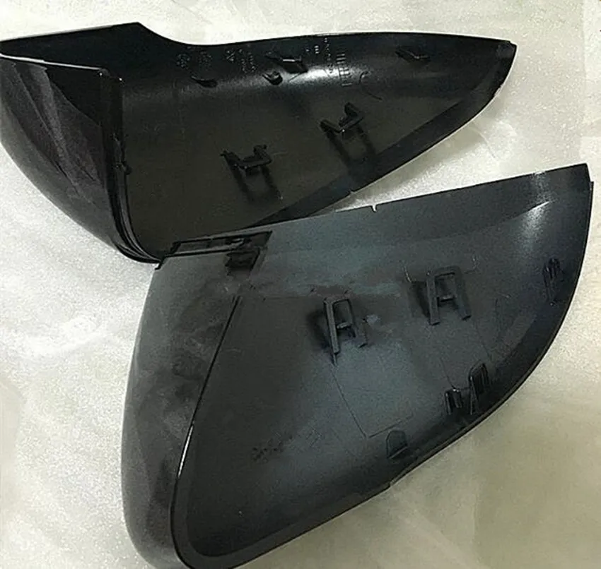 Глянцевый черный пара спереди L R заднего крыла Зеркало Кепки Обложка для VW Golf 6 MK6