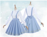 Tomoyo Daidouji Sakura Cardcaptor Сакура косплей Tomoyo Sakura Косплей Костюм Волшебная Звезда косплей летнее платье - Цвет: Tomoyo