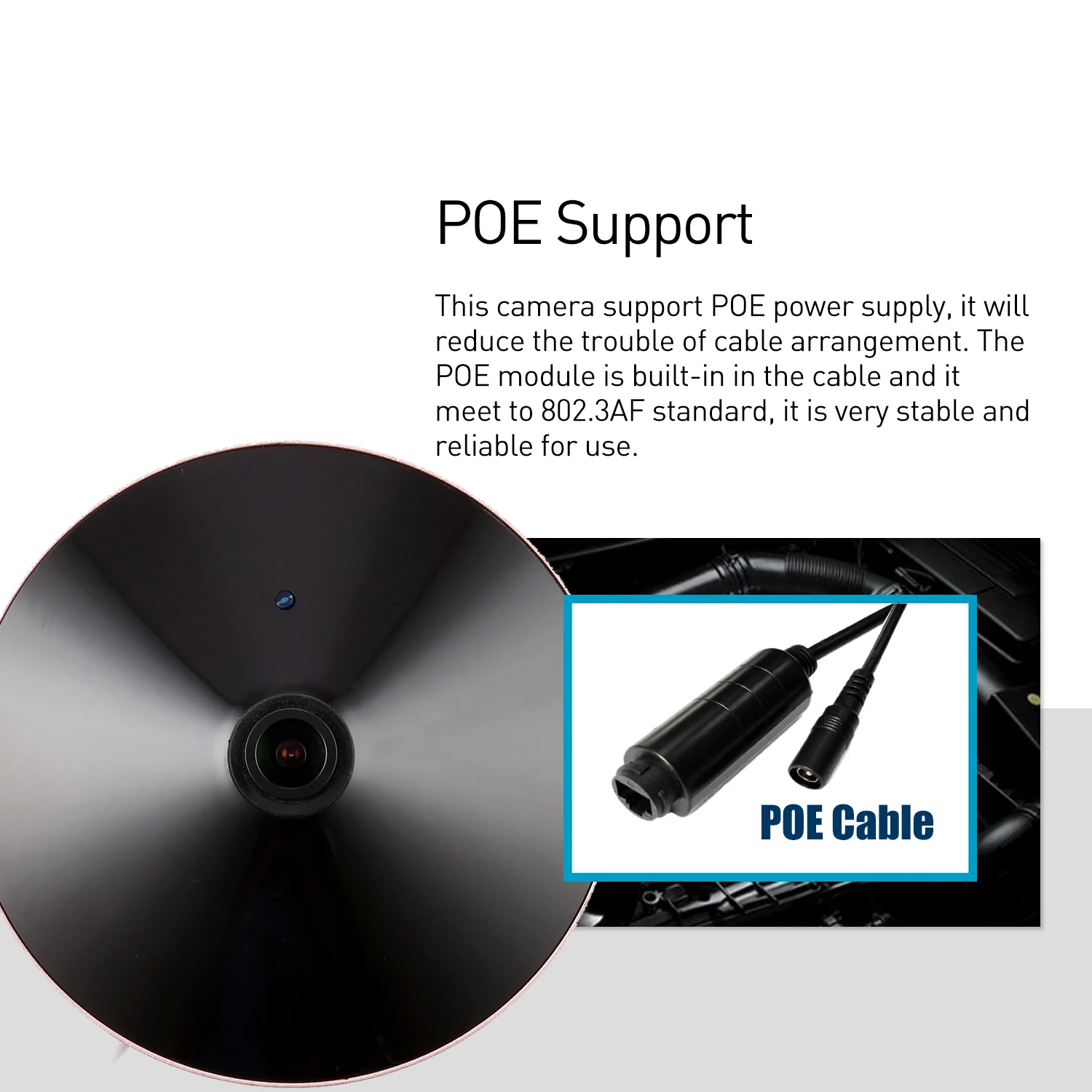 Камера видеонаблюдения H.265 POE HD 3 Мп 1296P/1080P панорамная ночное видение ONVIF|Камеры