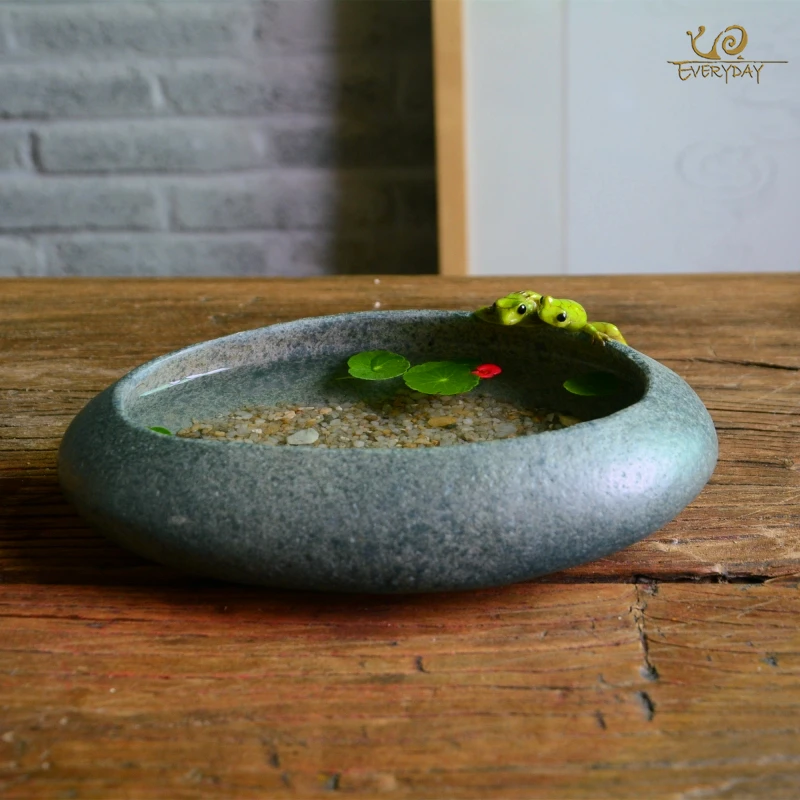 Коллекция на каждый день Новогодняя Смола лягушка цветочный горшок украшения