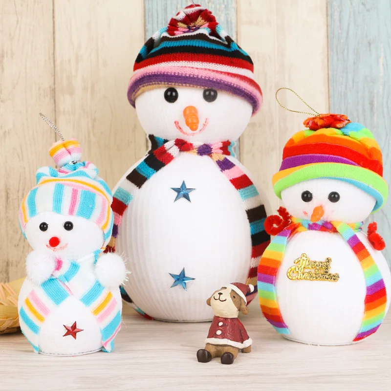 Рождественские украшения праздничные товары Новогодние Куклы снеговик куклы