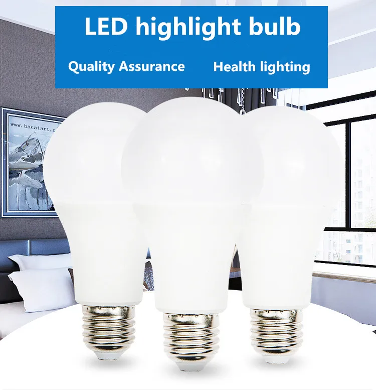 

10pcs LED E26 LED lamp E27 LED bulb AC 220V 230V 240V 18W 15W 12W 9W 7W 5W Lampada LED Spotlight Table lamp Lamps light
