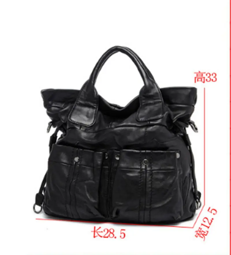 2017 новые кожаные сумки из овчины модная сумка сшитая Одна Xiekua посылка женская |