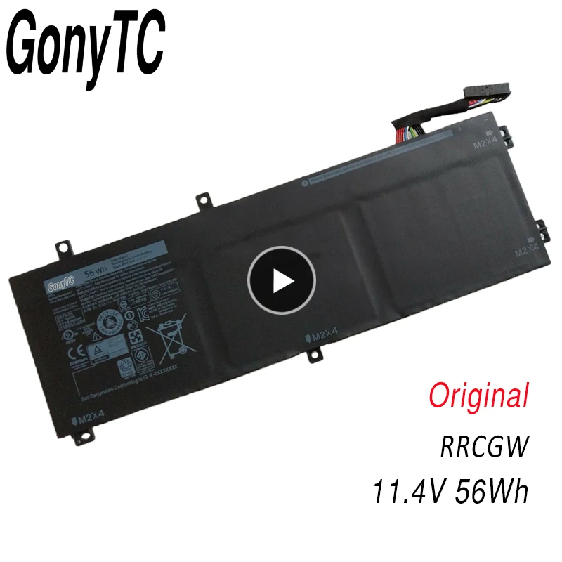 Оригинальный новый аккумулятор GONYTC RRCGW для ноутбука Dell XPS 15 9550 Precision 5510 Series M7R96 62MJV 11
