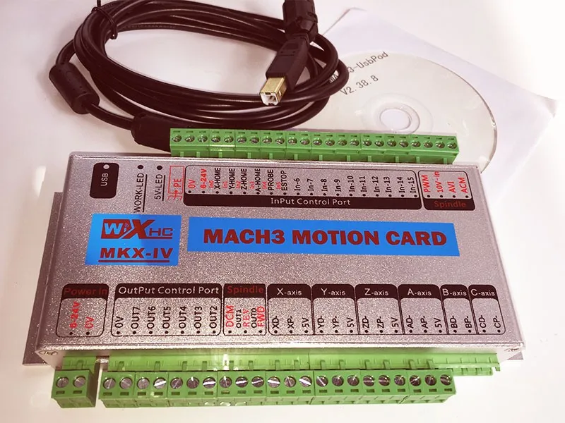 Фрезерный станок mach3 usb cnc контроллер с 16 входом IO | Инструменты