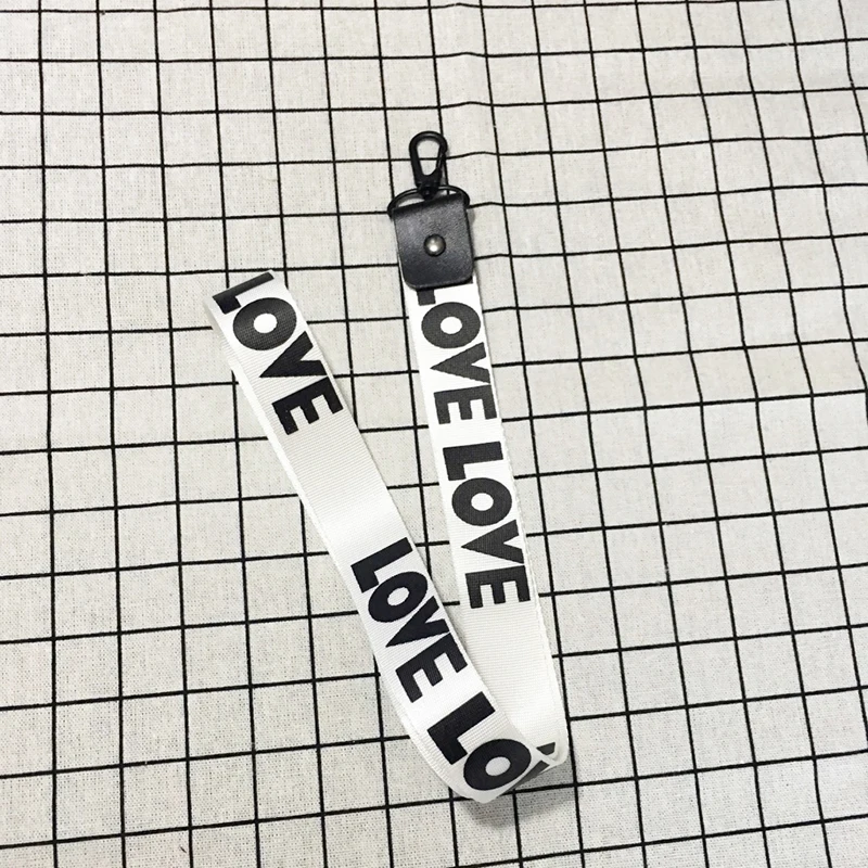 Ремешок с надписью Love Words для телефона удостоверения личности спортивный