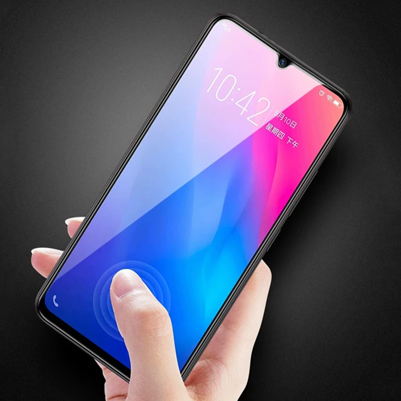 Закаленное стекло для Lenovo Z5s с полным покрытием ультратонкая Противоударная