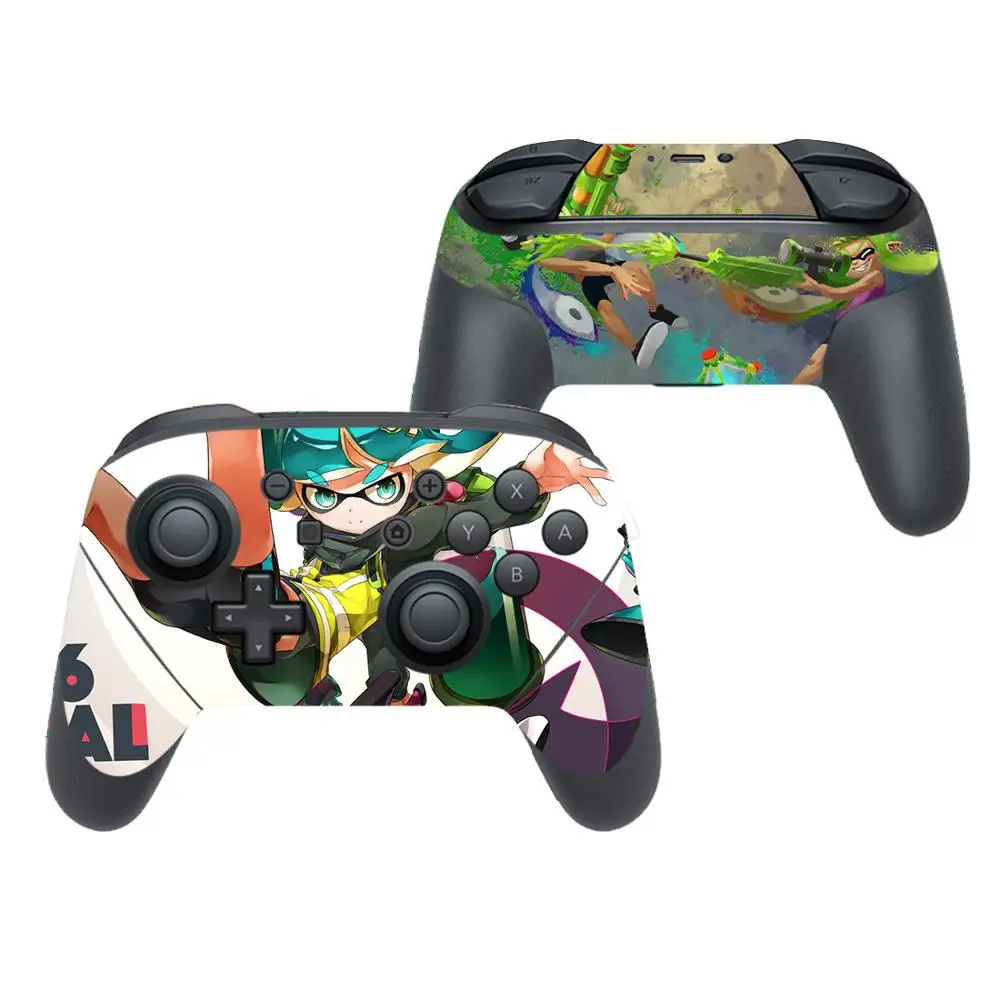 Splatoon 2 виниловая наклейка на кожу наклейка для nintendo Switch Pro контроллер геймпад джойпад для переключателя с переключателем для кожи s